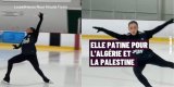 Une patineuse algérienne émeut le public canadien avec un message fort pour la Palestine